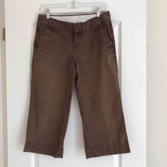 🐥4/$30🐥Gap crop Capri loose-fit chino - Picture 1 of 7